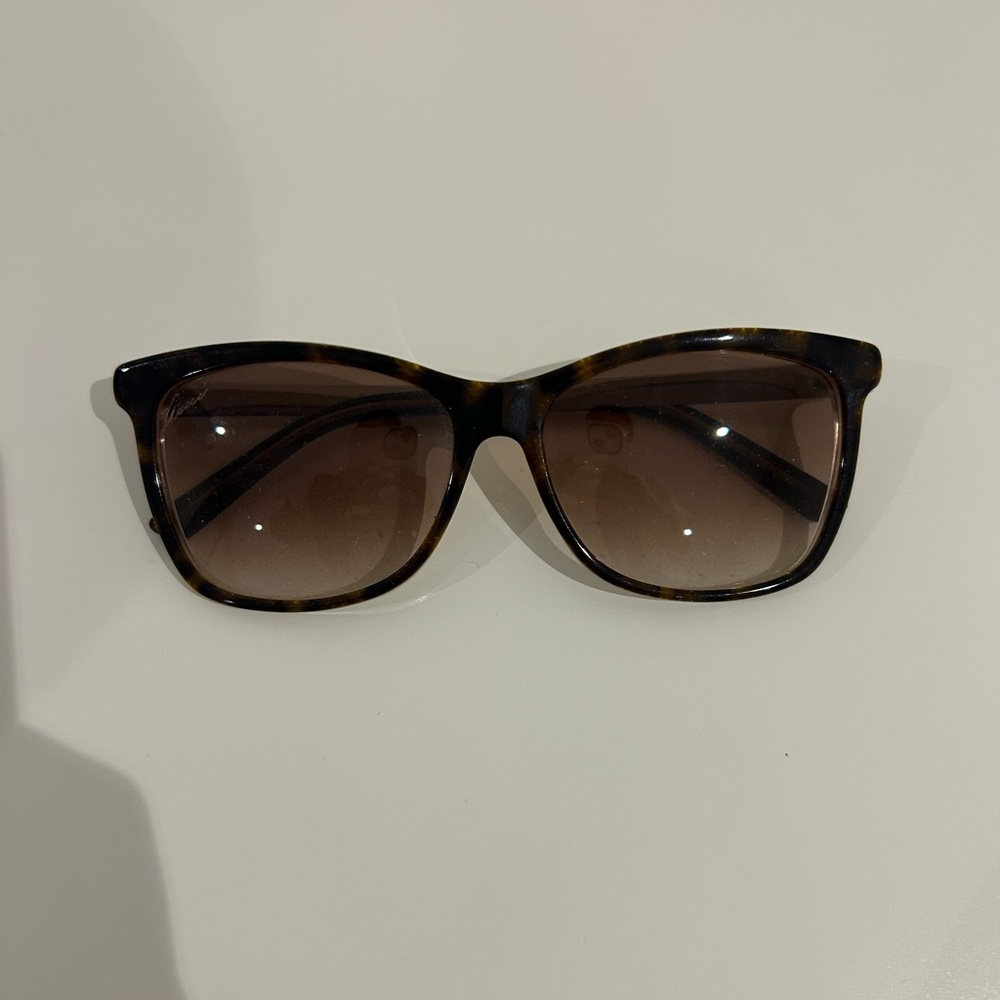 Gucci Brown Tortoise Sunglasses